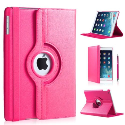iPad 2018 hoes - 360 graden draaibaar - roze