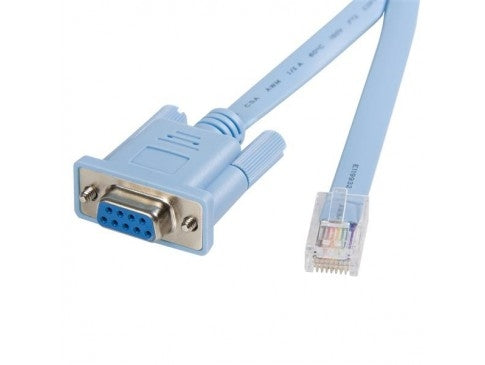 RJ45 To DB9 Console Cable - Blauw - tbv Cisco Routers