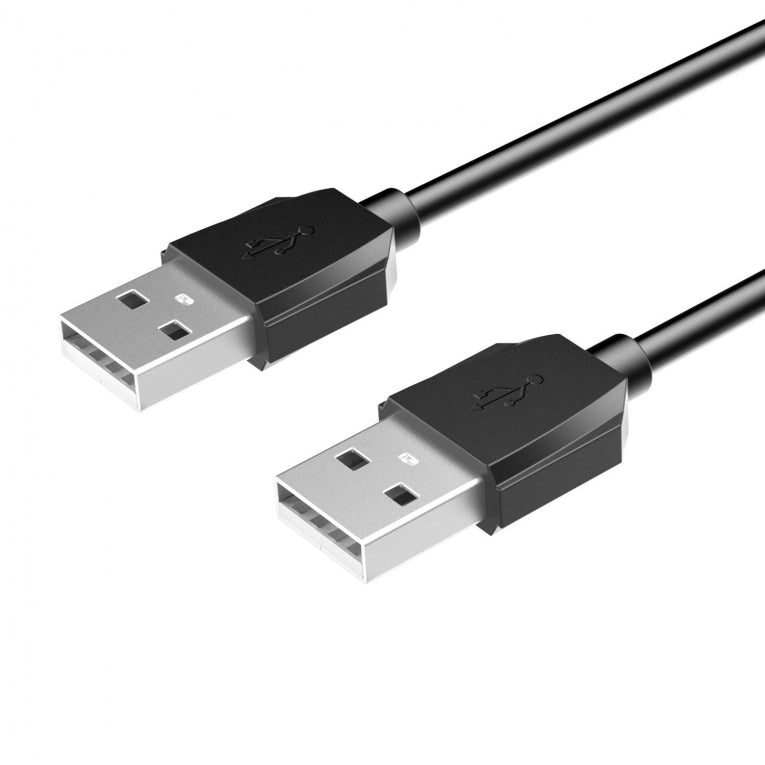 USB 2.0 USB A male - USB A male 1.5 meter - Zwart
