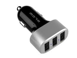 3-port USB autolader - 6,3A - Quick charge - BLOW