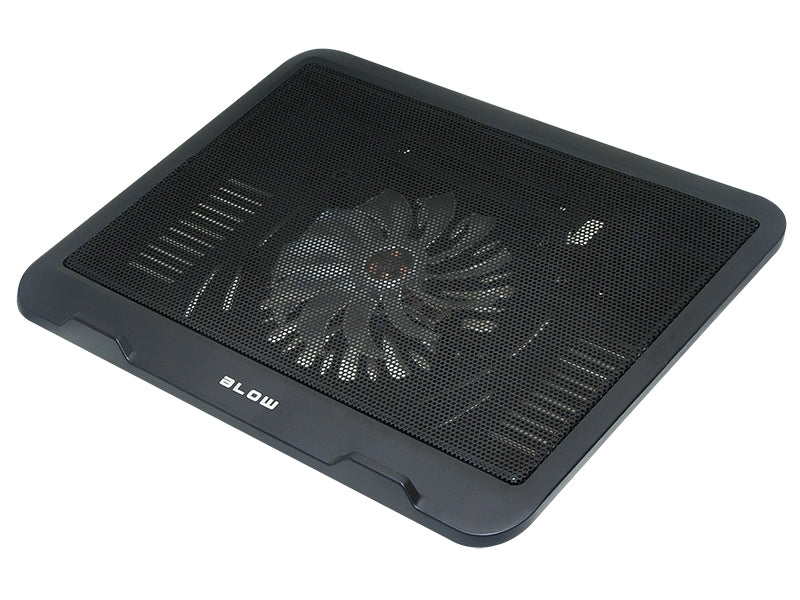 Laptop Koeler met Fan en LED - Zwart Blow AF10