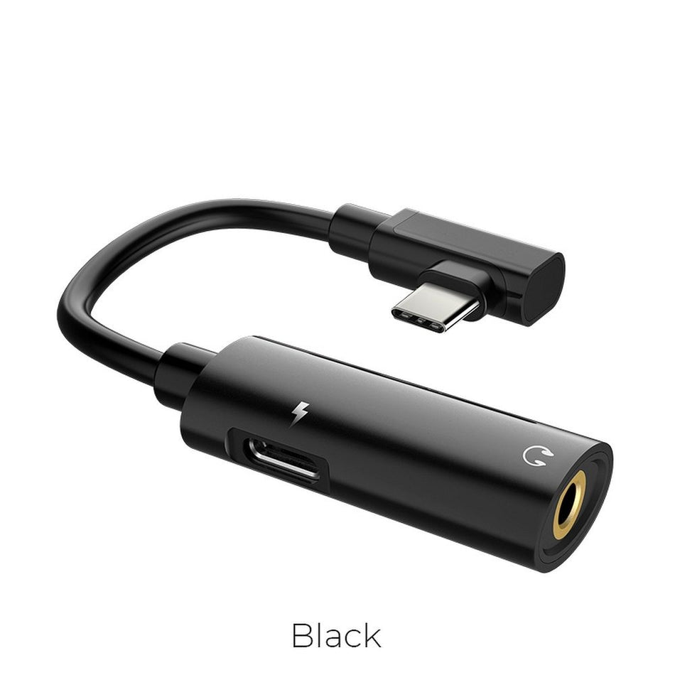 USB-C adapter - naar mini jack + USB-C - LS19