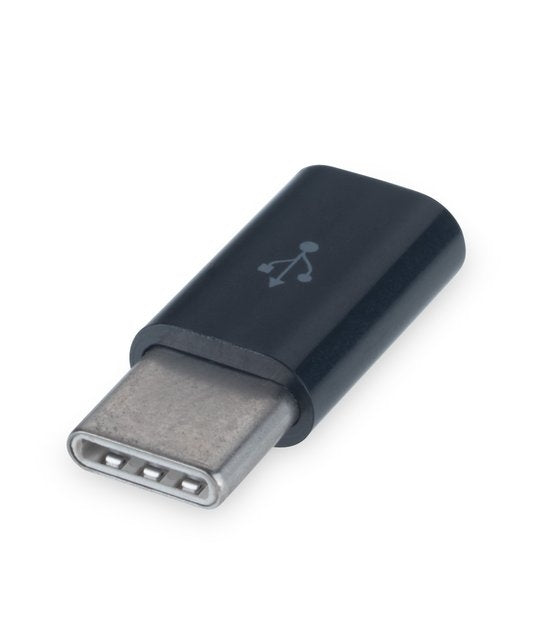 USB-C Adapter - Micro USB naar USB-C - Zwart – ABCstore