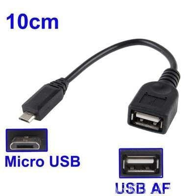 Micro USB OTG Kabel Zwart