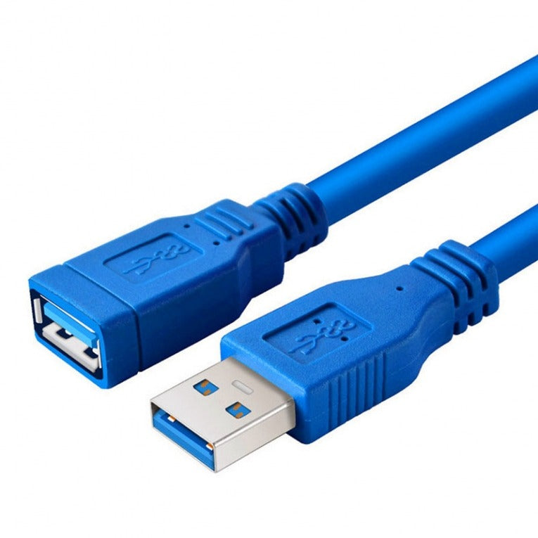USB 3.0 Verlengkabel 1.8 meter blauw