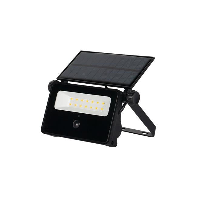 Solar LED schijnwerper - 20W - 800 Lumen - Neutraal wit - Met PIR sensor