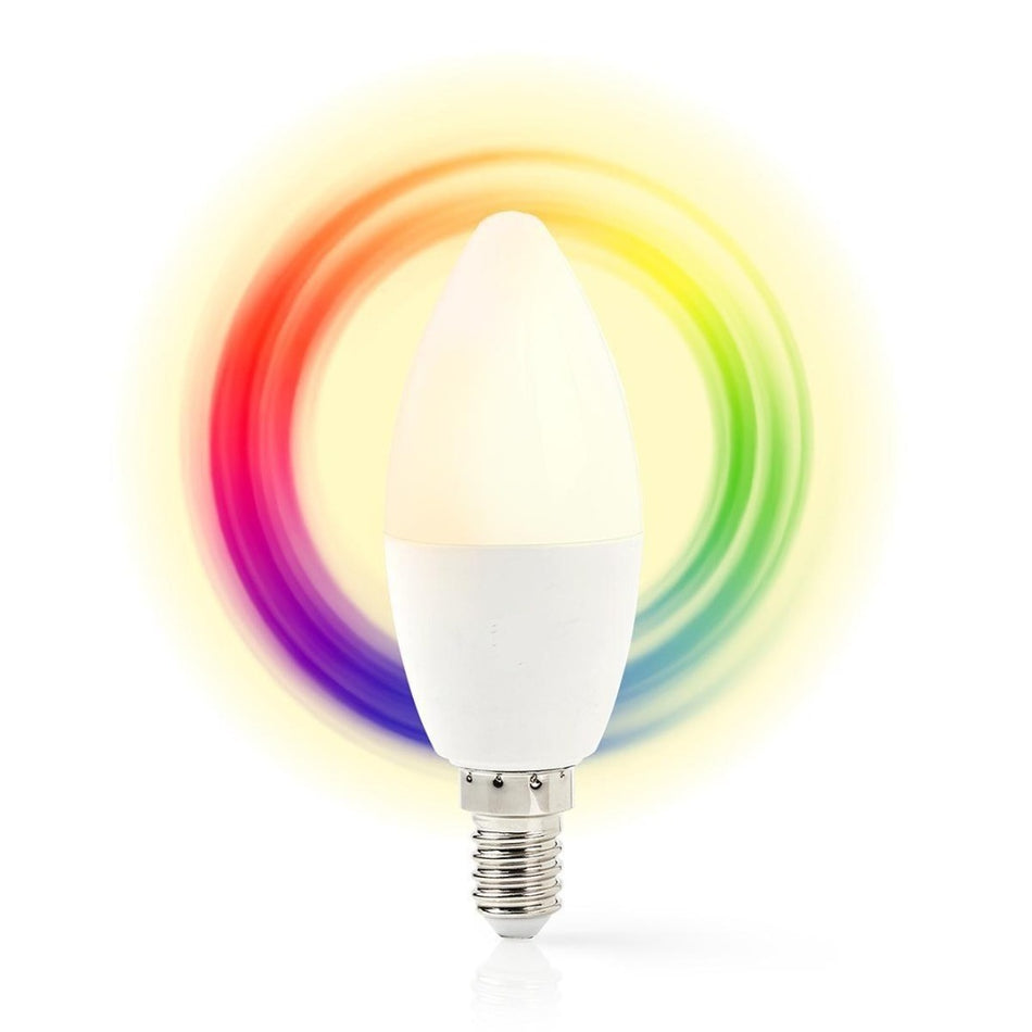 Smart lamp E14 - Multicolour + warm wit - TUYA