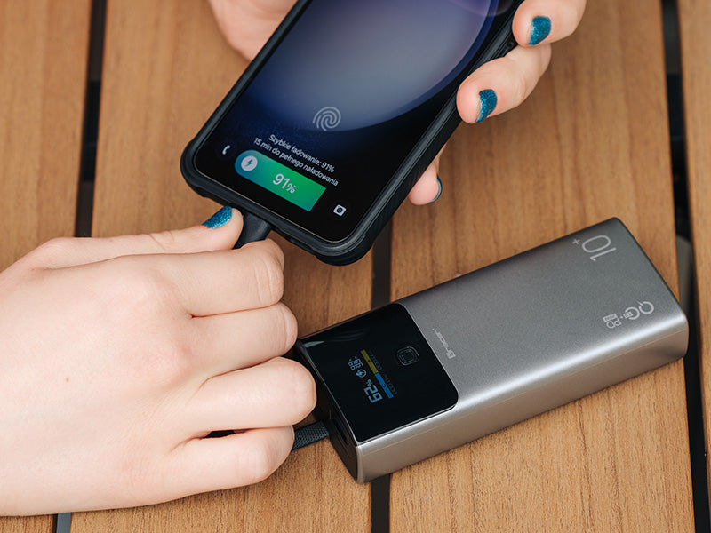 Powerbank – 10000 mAh – Grijs