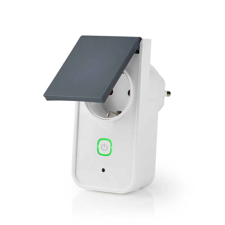 Smart stekker + energie meter - IP44 spatwaterdicht - 3680W - Randaarde - SmartLife