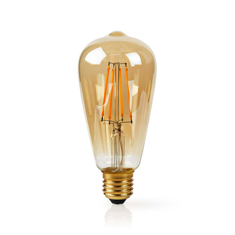 Smart filament lamp - E27 LED - Extra warm wit - SmartLife - ST64
