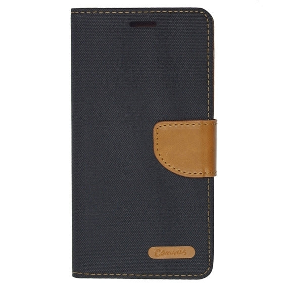 Canvas Wallet Case - iPhone 8 - zwart - JEANS