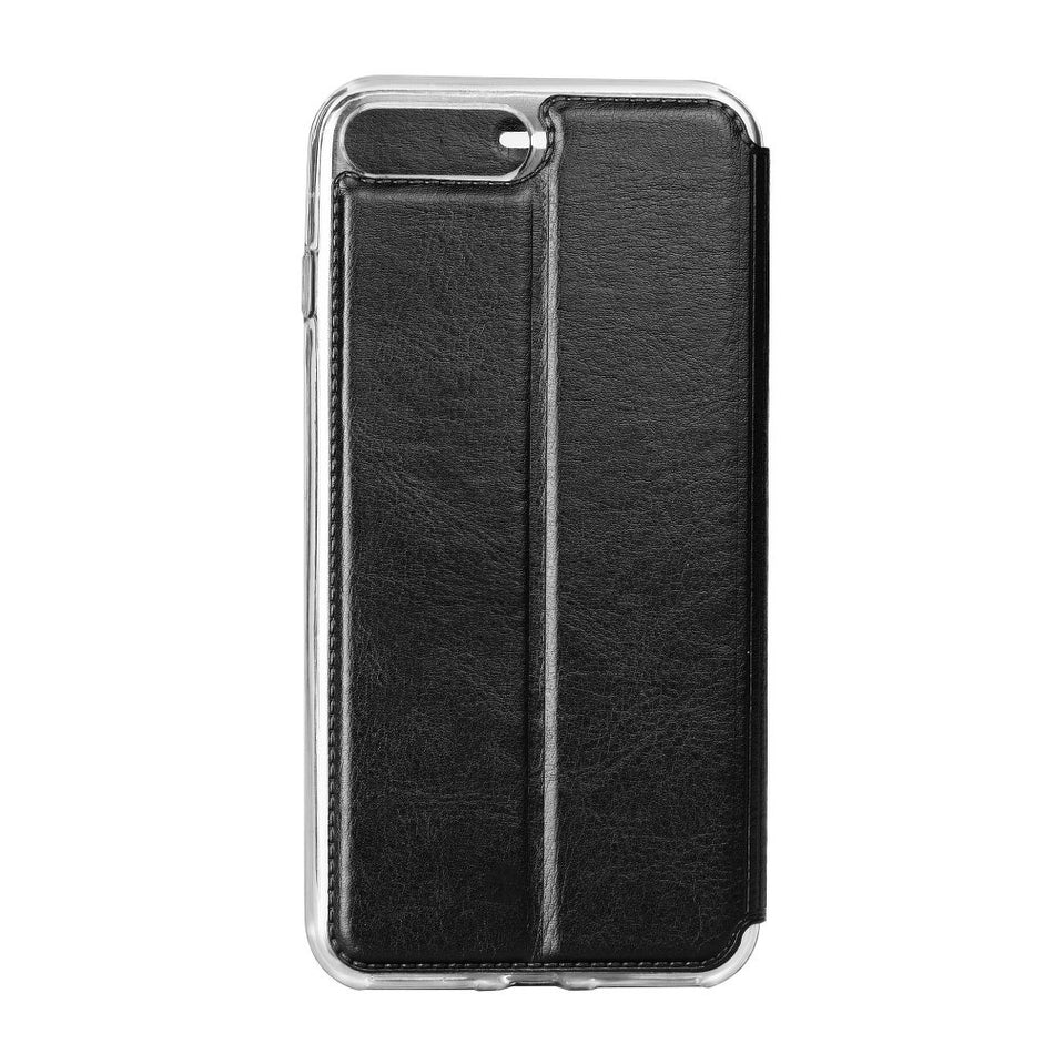 iPhone SE (2020) - S-View Magnet hoesje - Zwart