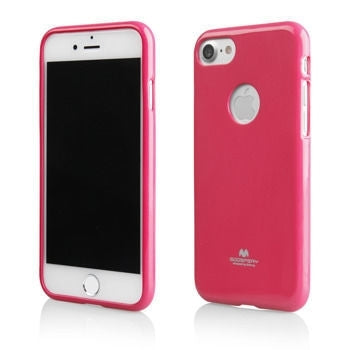 iPhone 8 Plus hoesje - Slim Hot Pink Mercury