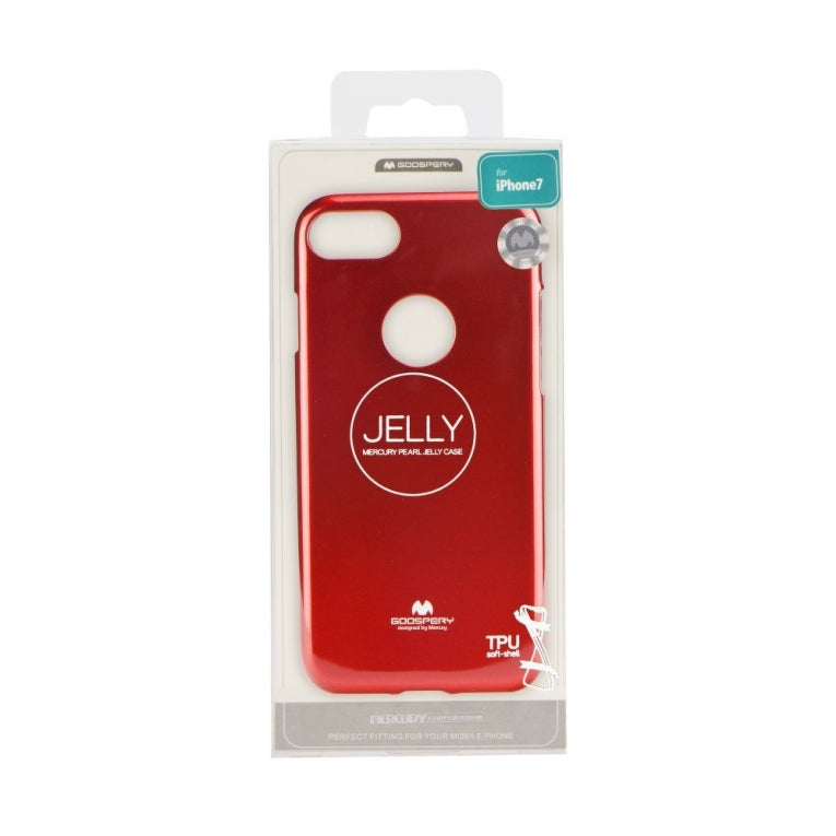 iPhone 8 Plus hoesje - Slim Case Red Mercury