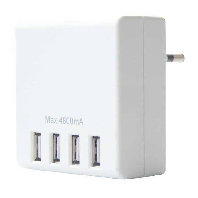 4-port USB lader - 4800 mah - 4,8 ampere