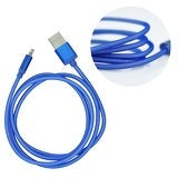 Micro USB kabel - metaal WIT- 1 meter