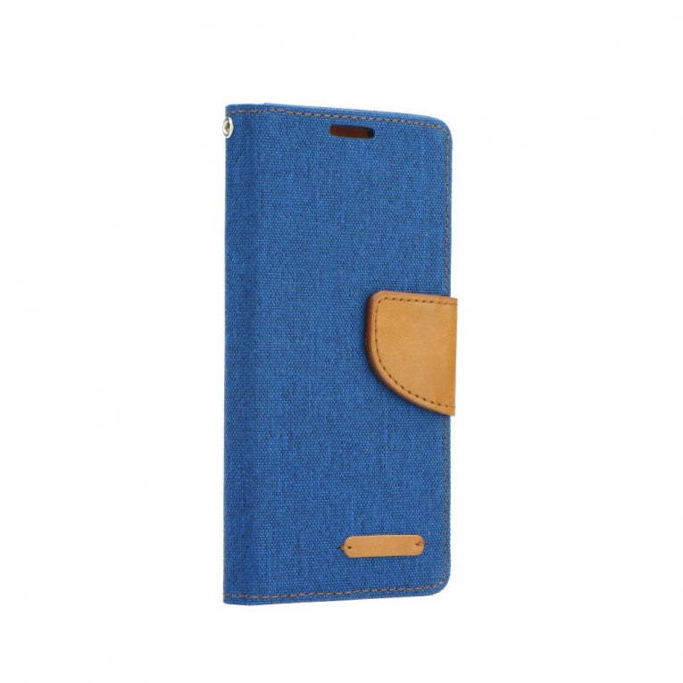 Galaxy S8 PLUS case - Canvas Wallet - Blauw - JEANS