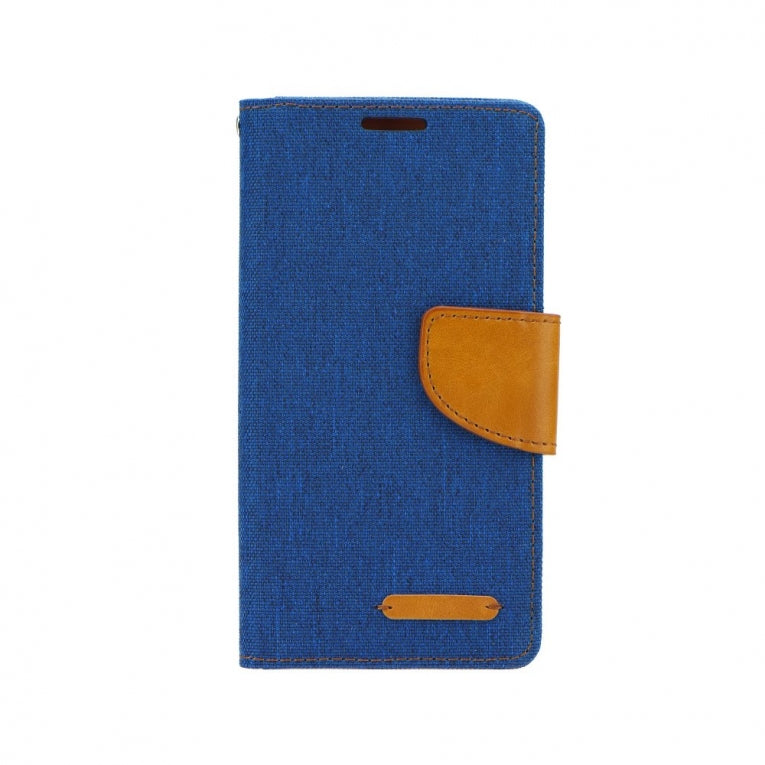 Galaxy S8 PLUS case - Canvas Wallet - Blauw - JEANS