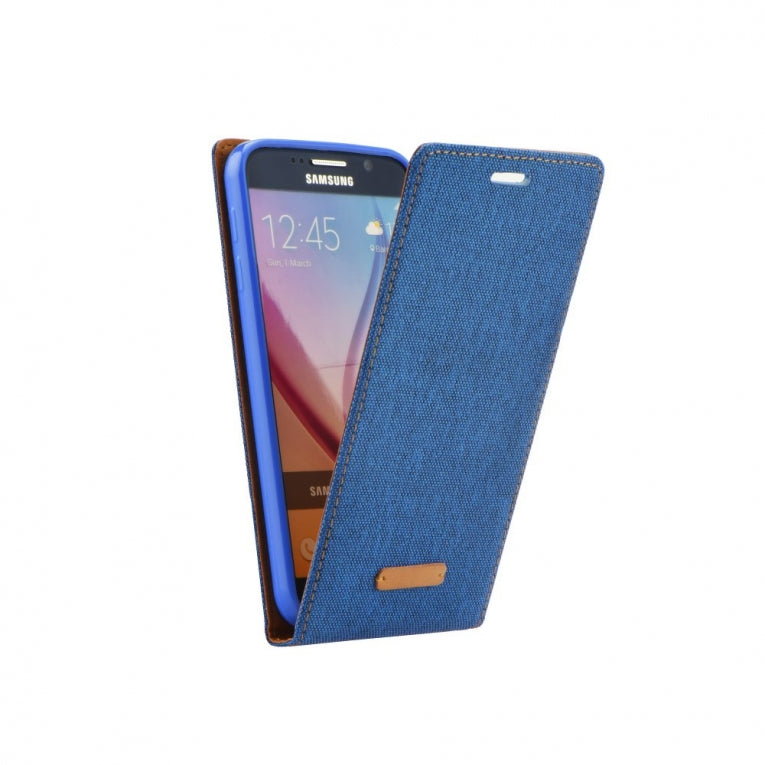 Galaxy S8 Flip Cover - Canvas Flexi Blue Jeans - Forcell