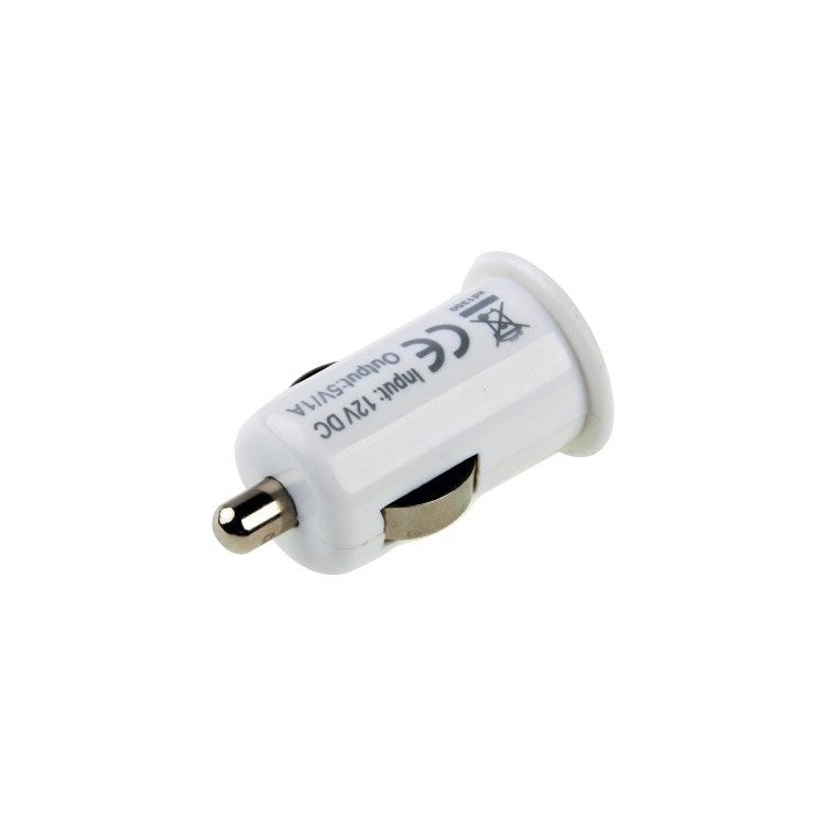 Compacte USB autolader - 1A - WIT