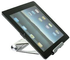 iPad / tablet alluminium folding pivot stand inklapbaar
