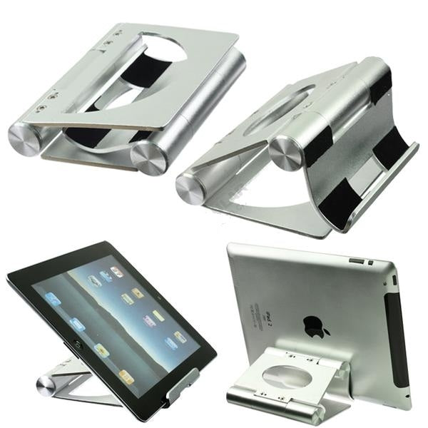 iPad / tablet alluminium folding pivot stand inklapbaar