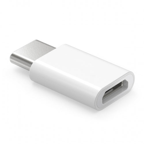 USB-C Adapter - Micro USB naar USB-C - Wit