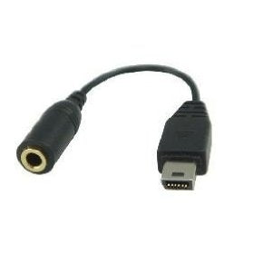 Mini USB Mini male - Jack 3.5mm female adapter