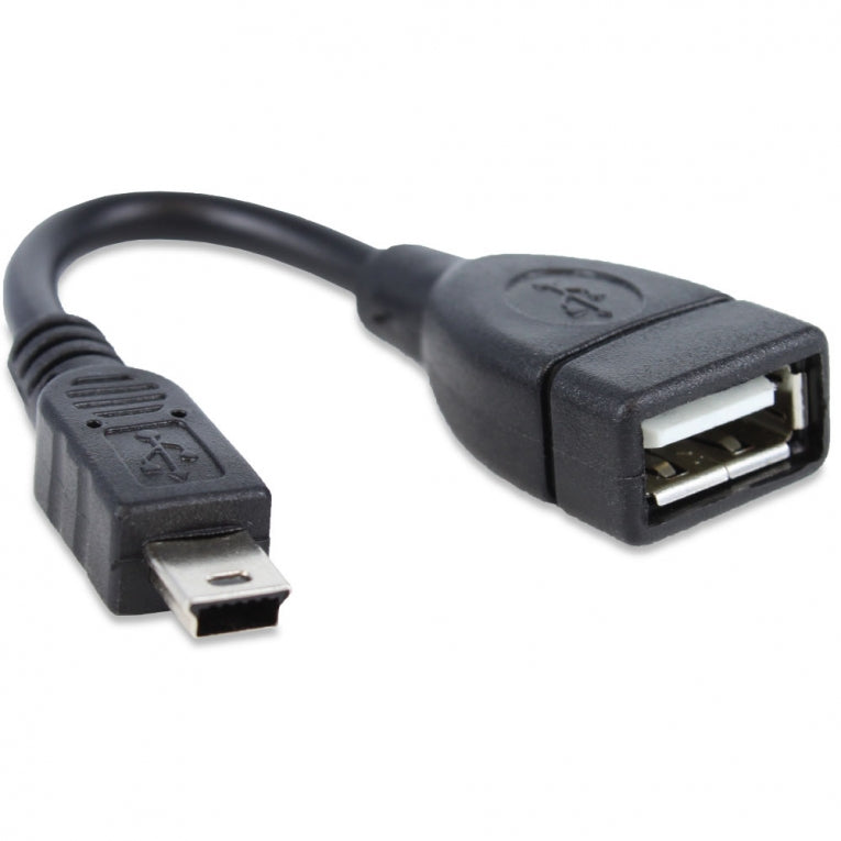 Mini USB OTG Kabel - Zwart