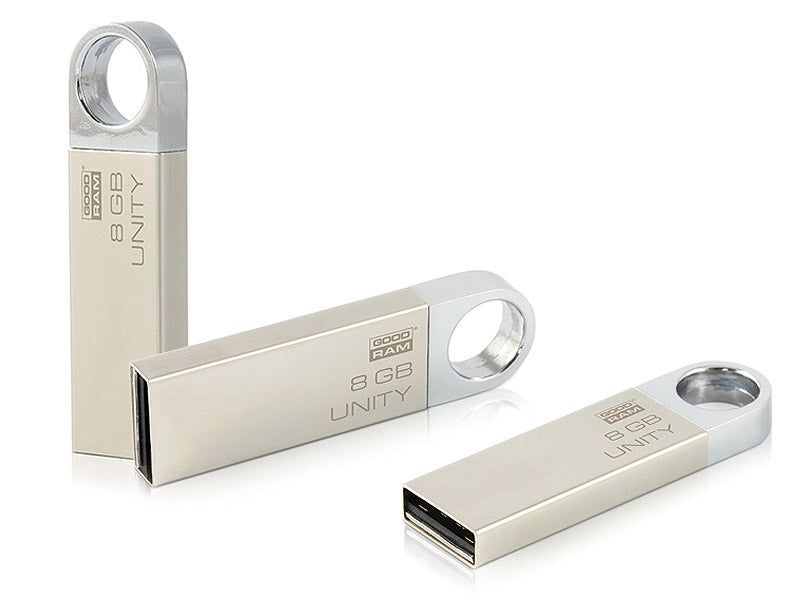USB Stick 8GB USB 2.0 - Metalen Behuizing Zilver