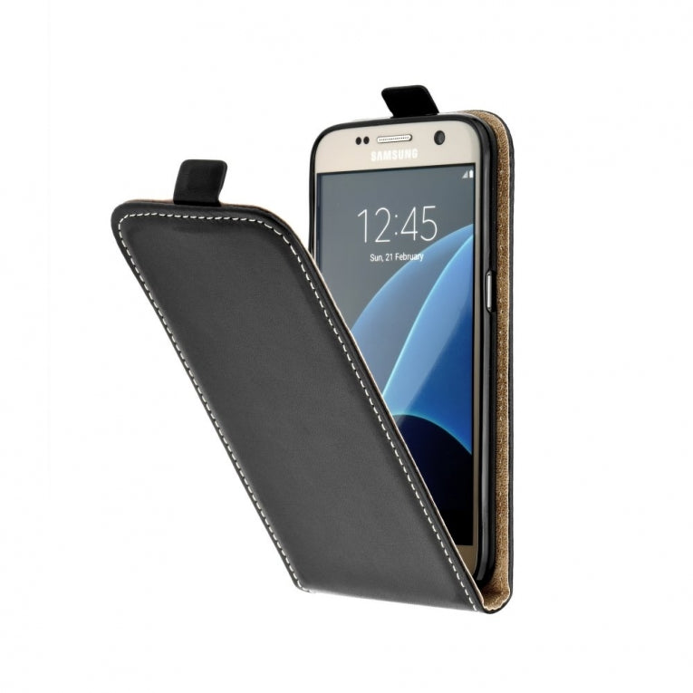 Galaxy S8 PLUS cover - Flip Cover Slim Flexi Fresh Zwart