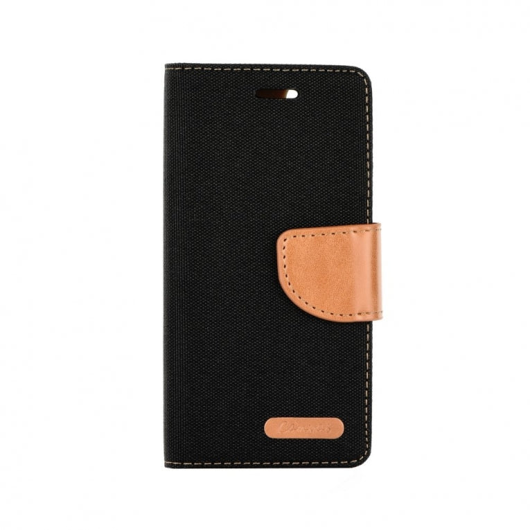 Galaxy S8 wallet - Canvas Case - Zwart - JEANS