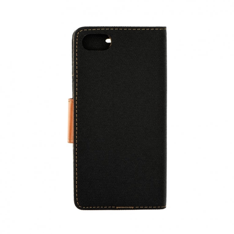 Galaxy S8 PLUS case - Canvas wallet Zwart - JEANS