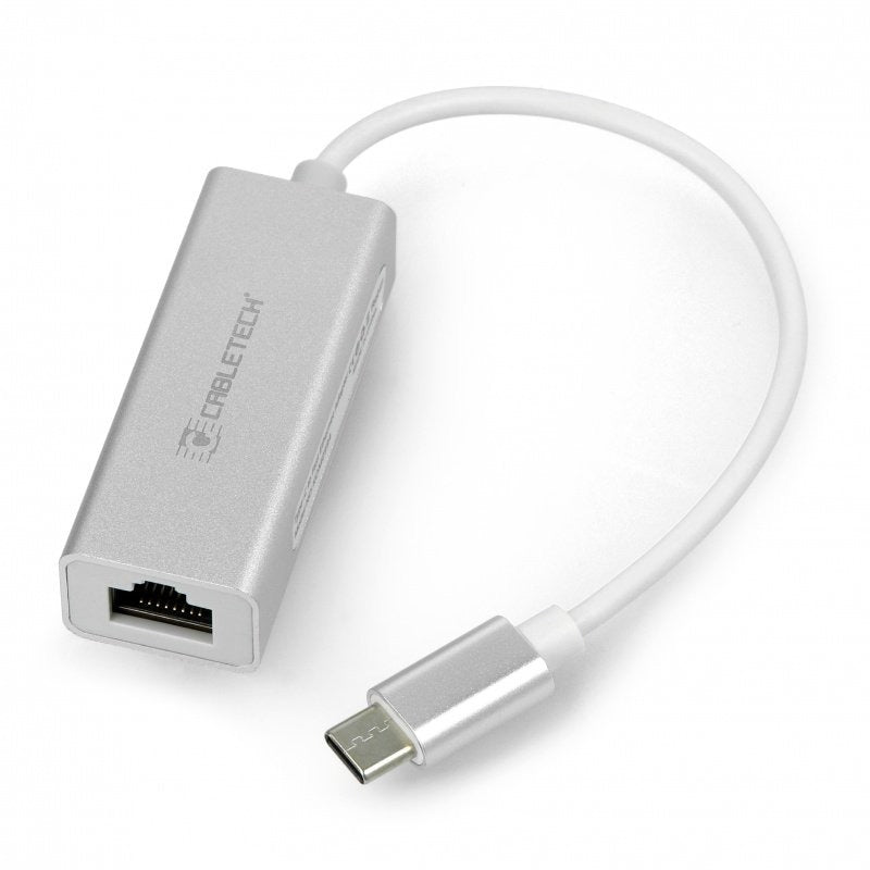 USB C naar RJ45 adapter - Zilver