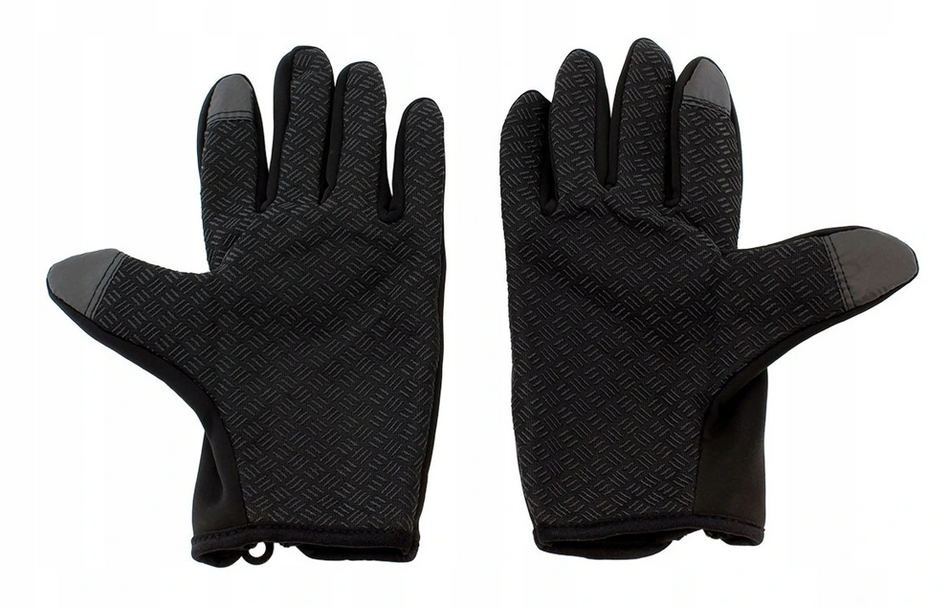 Handschoen voor touchscreen - zwart - neopreen