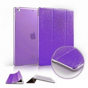 iPad 2017 Smart Cover Case - Texture Paars