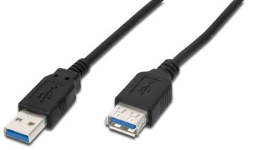 USB 3.0 verlengkabel 5 meter zwart