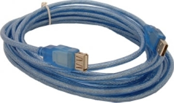 USB 3.0 verlengkabel 10 meter blauw