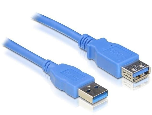 USB 3.0 verlengkabel 10 meter blauw